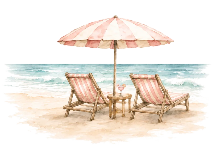 Beach chairs