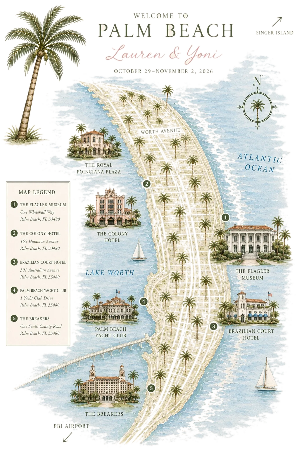 Welcome to Palm Beach map