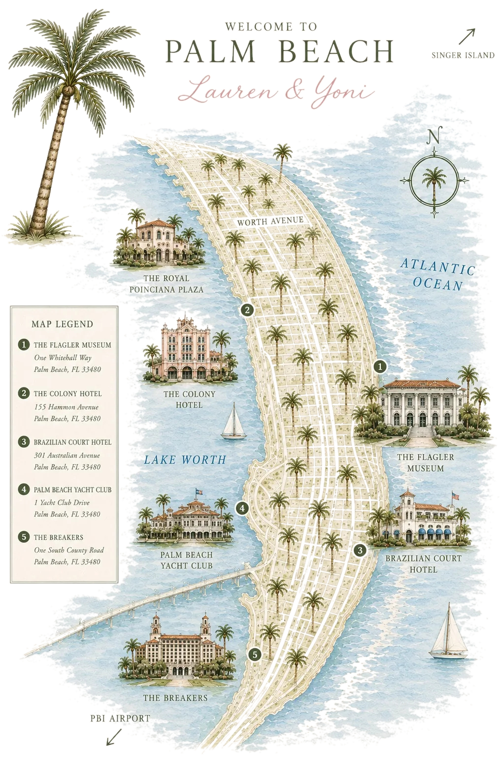 Welcome to Palm Beach map